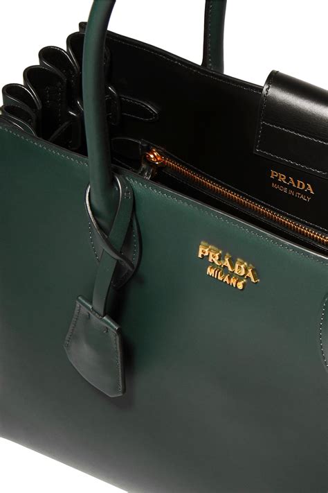 prada bibliotheque leather clutch|Prada totes for women.